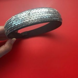 Silver Sequin Headband